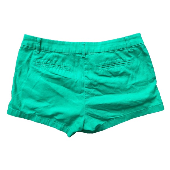 j.crew green classic chino shorts - Picture 2 of 4